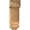 Ekena Millwork Traditional Arts and Crafts Smooth Bracket w/ Offset Brace, Western Red Cedar, 5 1/2"W x 16"D x 16"H BKT0604X16X16TRA03SWR - alternate 4